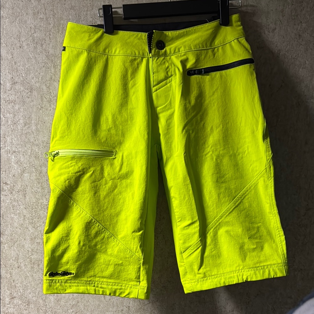 Troy Lee designs Neon Yellow Bike Shorts
